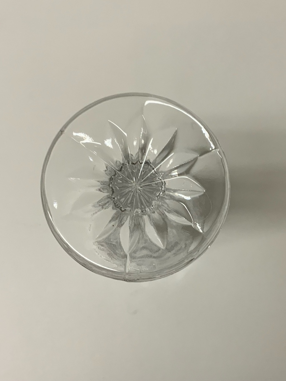 Bohemia Crystal Footed Pinwheel Pattern Bud Vase 24% Lead Crystal Czech 7" H - Picture 4 of 6